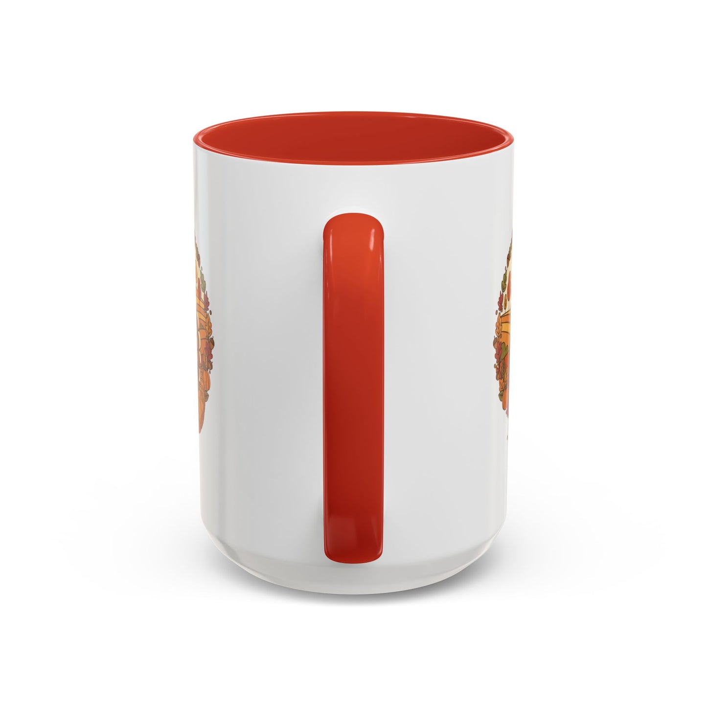 Thanksgiving Turkey Accent Coffee Mug - Various Colors