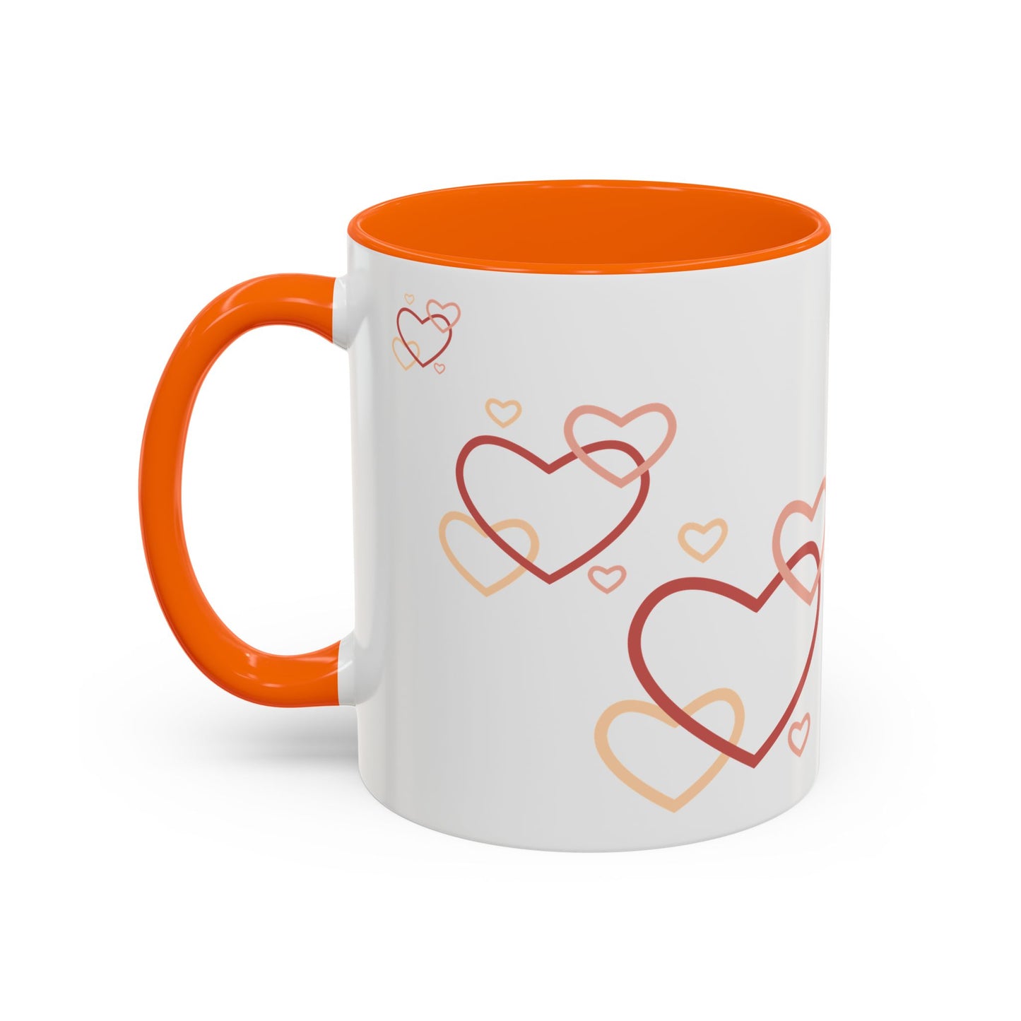 Love Heart Accent Coffee Mug