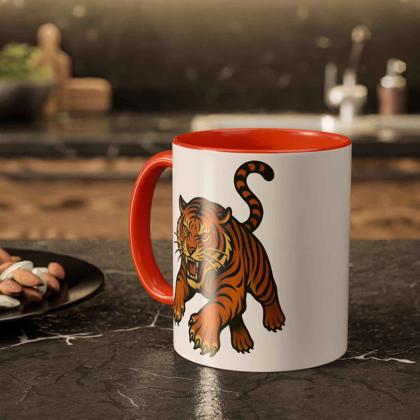 Cincinnati Bengal Tiger Mugs - Fun Colorful Coffee Cups, Gift for Cincinnati Bengal Fans, Eco-Friendly Drinkware, Perfect for Birthdays & Housewarming