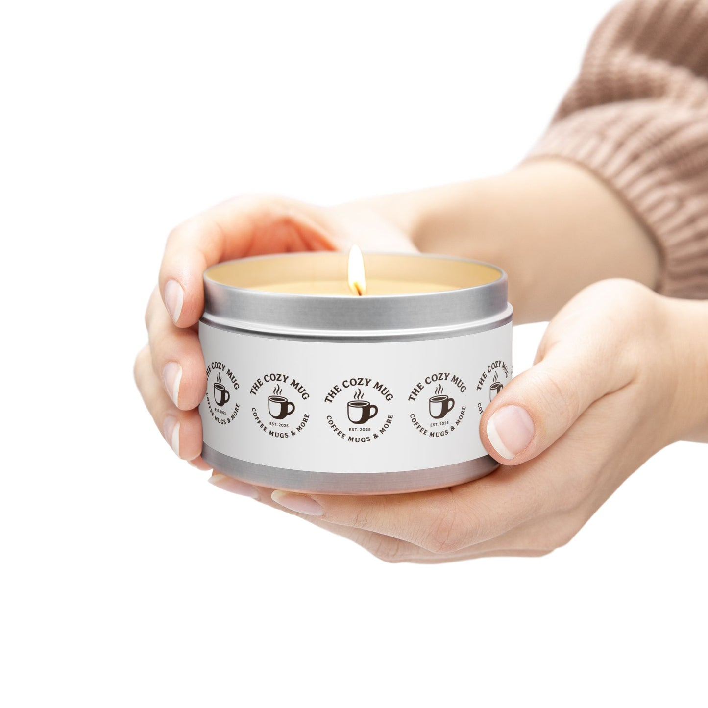 The Cozy Mug Coffee Scented Tin Candles