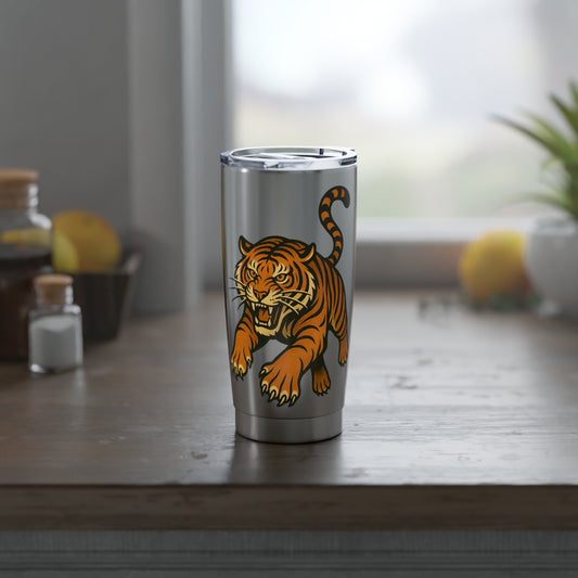 Cincinnati Bengals Tiger Traveler Stainless Steel 20oz Tumbler, Wildlife Travel Mug, Animal Lover Gift, Adventure Cup, Outdoorsy Coffee Tumbler