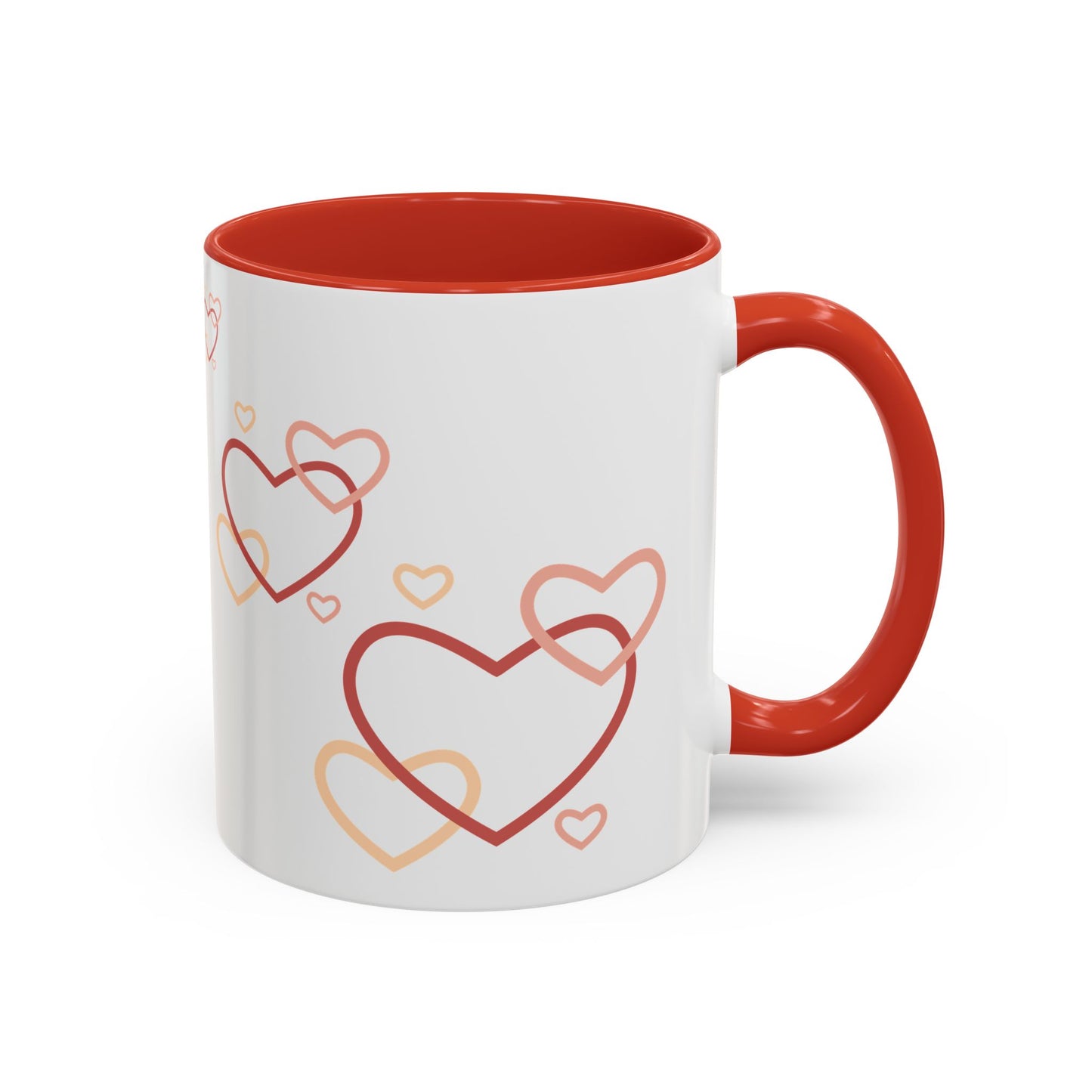Love Heart Accent Coffee Mug