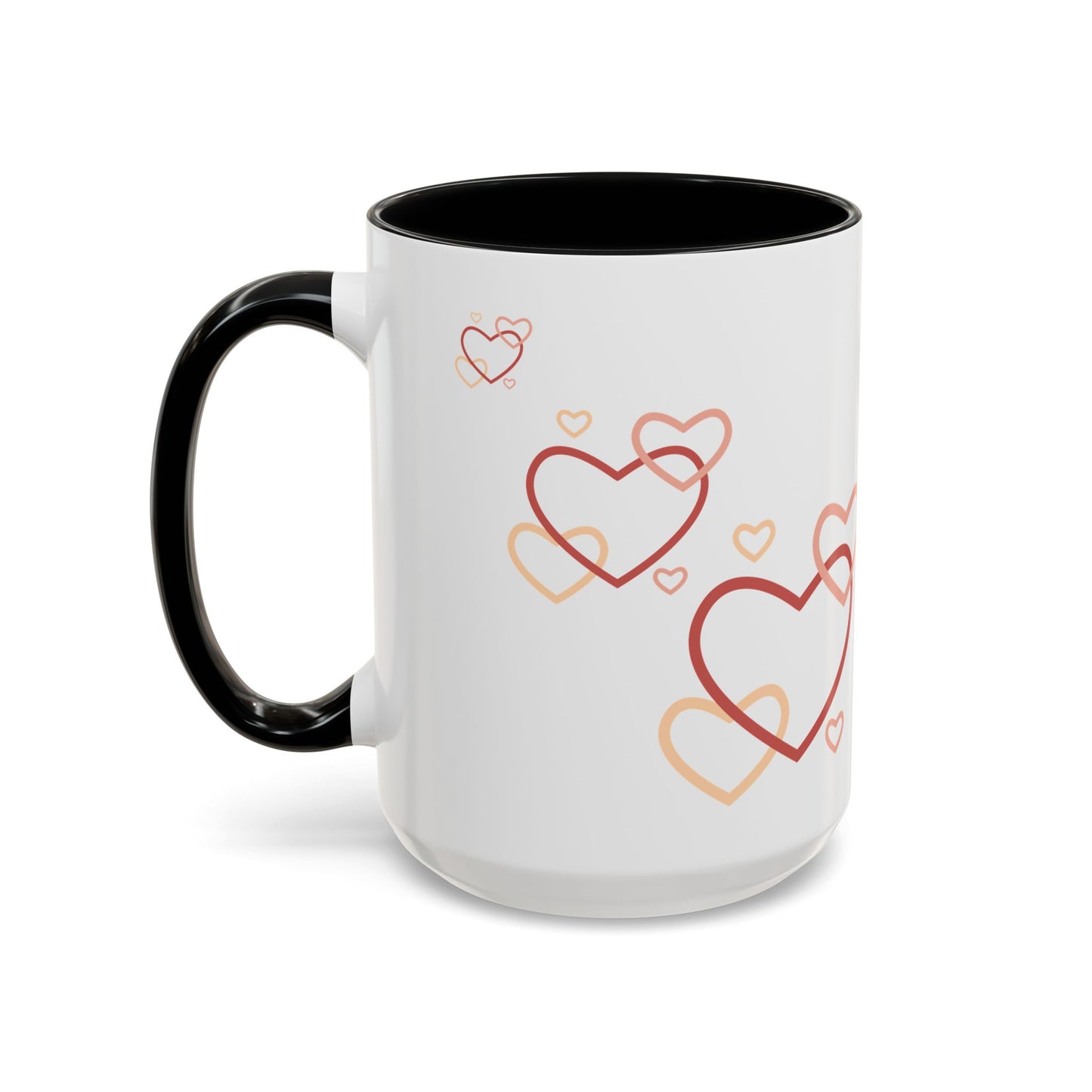 Love Heart Accent Coffee Mug