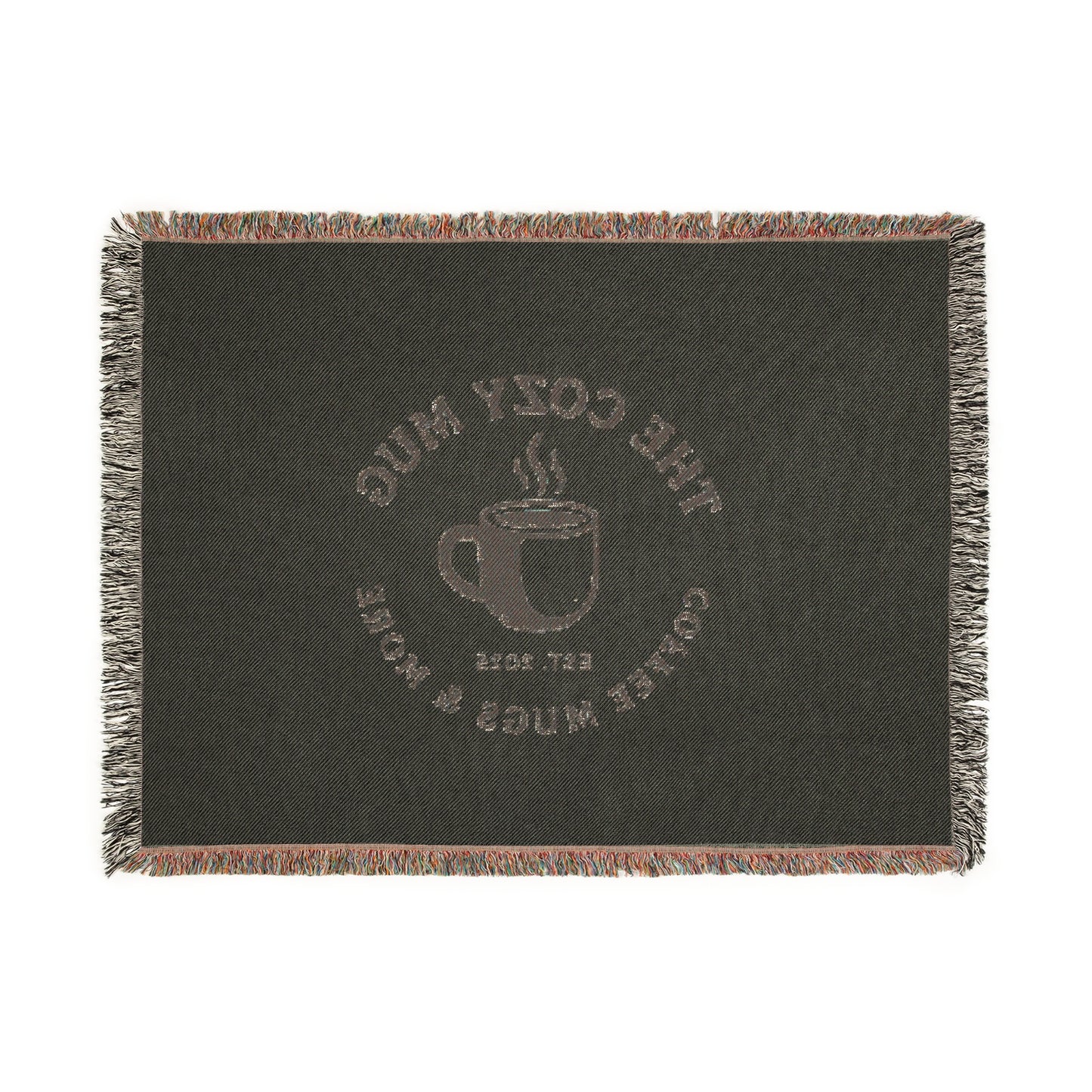 The Cozy Mug Cozy Woven Coffee Blanket - Various Sizes