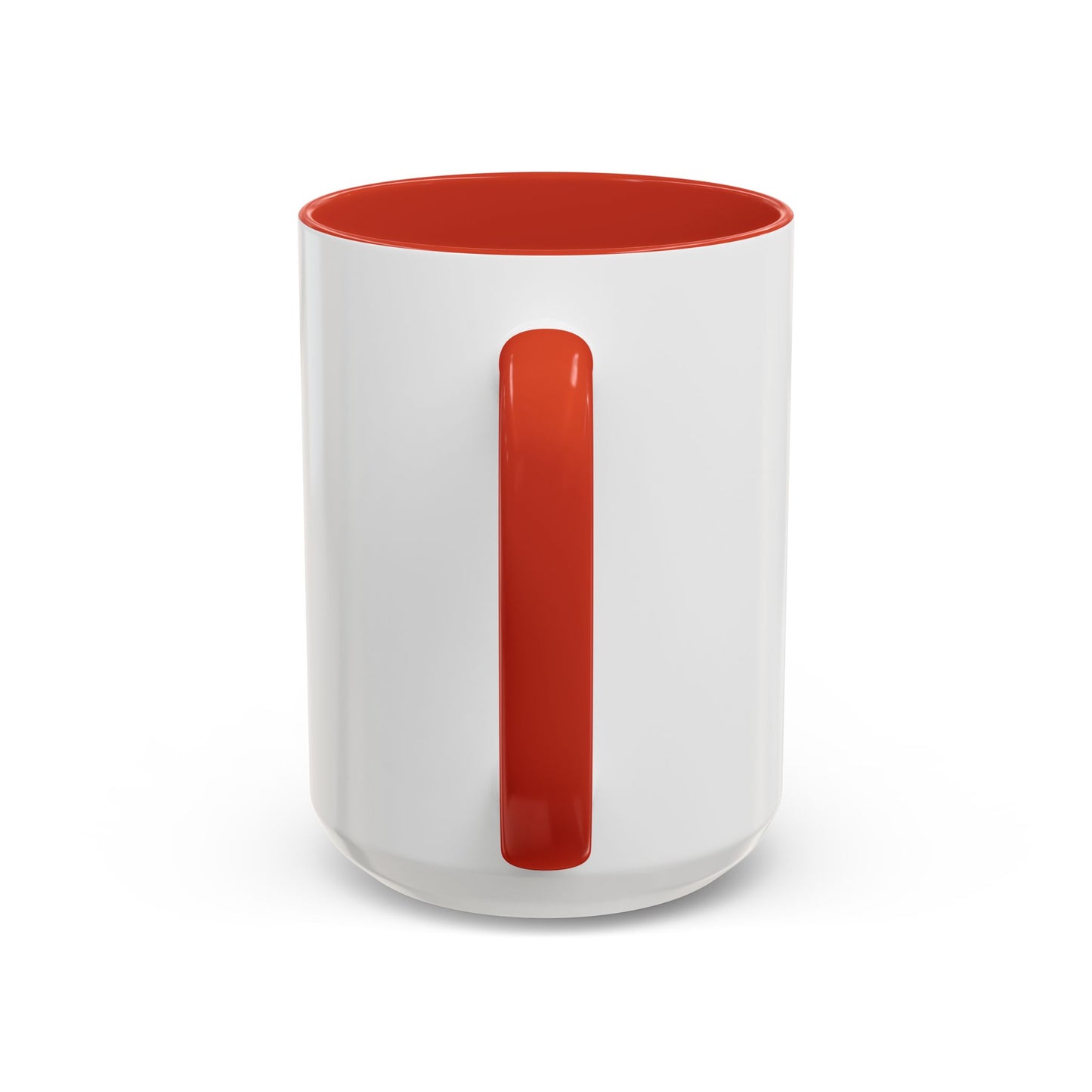 Wake Up Coffee Time Accent Mug — Retro Cartoon Coffee Pot & Cup, Good Vibes Morning Mug (11/15oz)