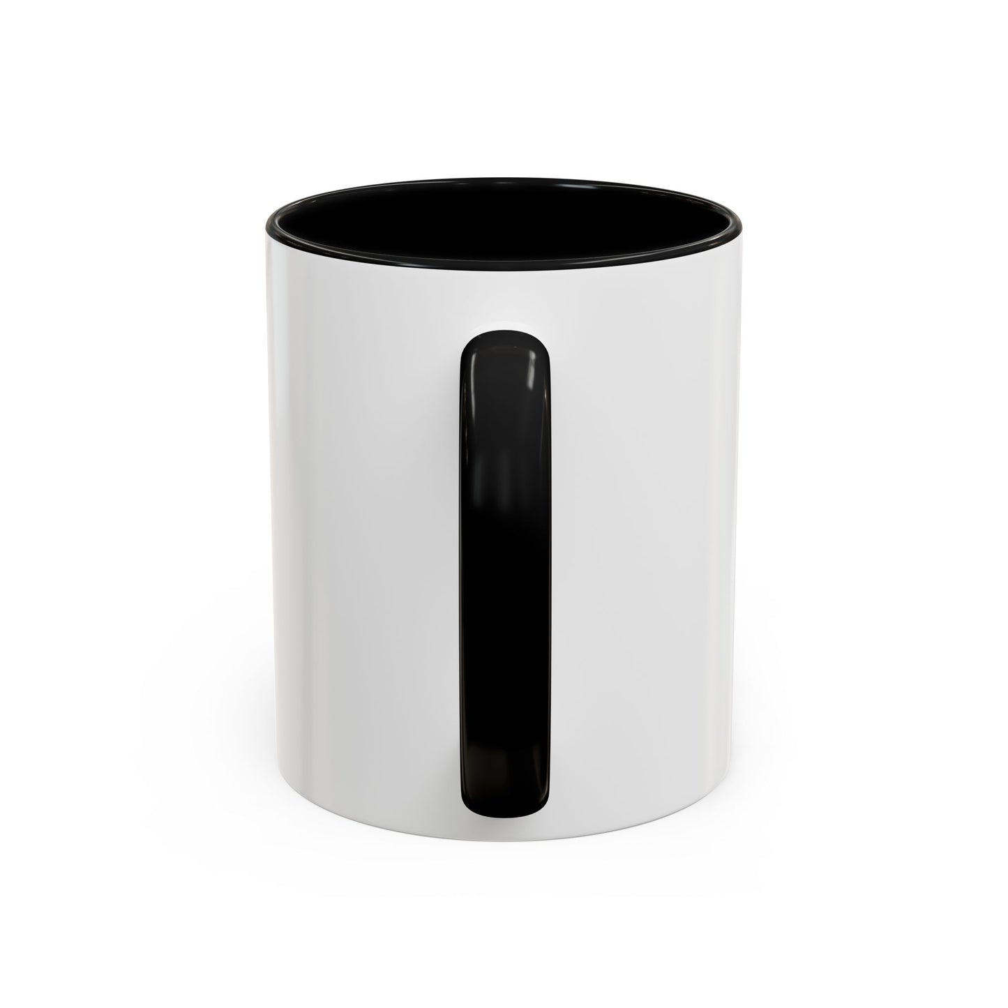 Wake Up Coffee Time Accent Mug — Retro Cartoon Coffee Pot & Cup, Good Vibes Morning Mug (11/15oz)