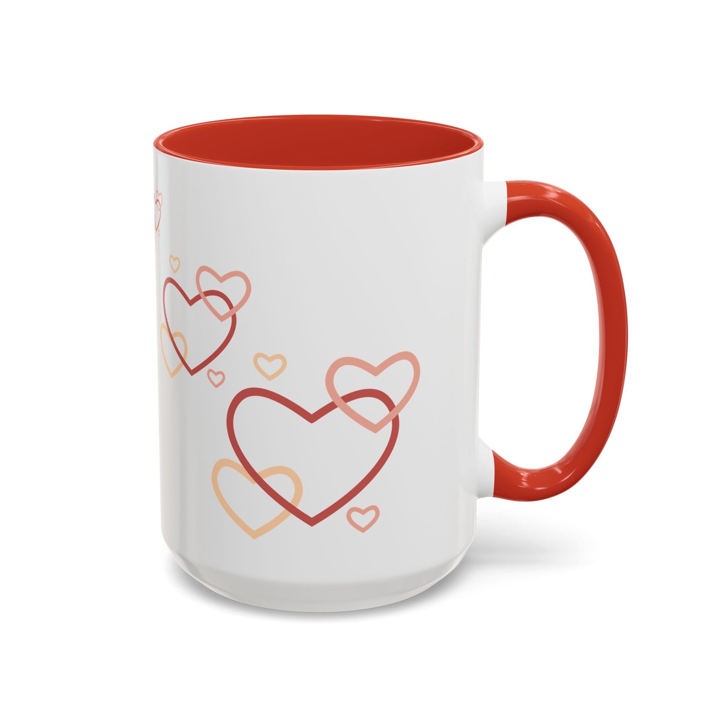 Love Heart Accent Coffee Mug