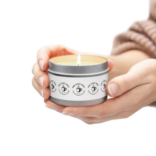 The Cozy Mug Coffee Scented Tin Candles | Relaxing Aromatherapy for Home Decor, Gift for Her, Self-Care, Candle Lovers, Housewarming