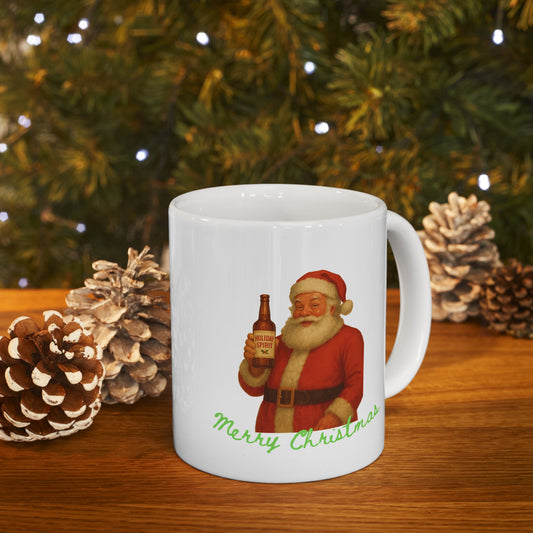 Festive Santa Claus Christmas Mug