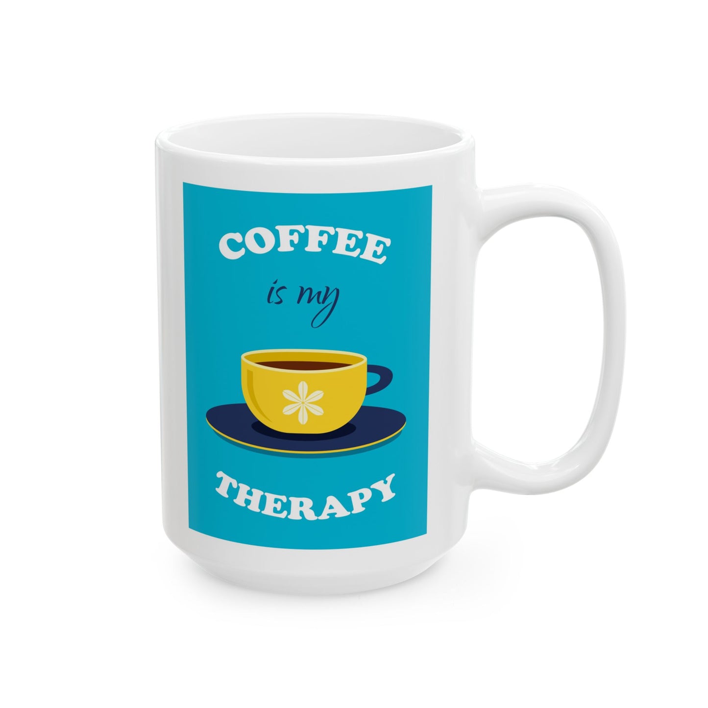 Cheerful Ceramic Mug with Positive Vibes, Fun Coffee Cup, Gift for Friends, Motivational Drinkware, Bright Home Decor, Unique Birthday [...]