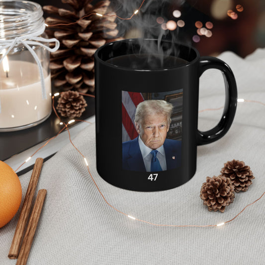 Trump 47 Coffee Mug - 11oz & 15oz, Political Gift, Collector's Item, Unique Mug for Fans, Election Memorabilia, Funny Office Gift