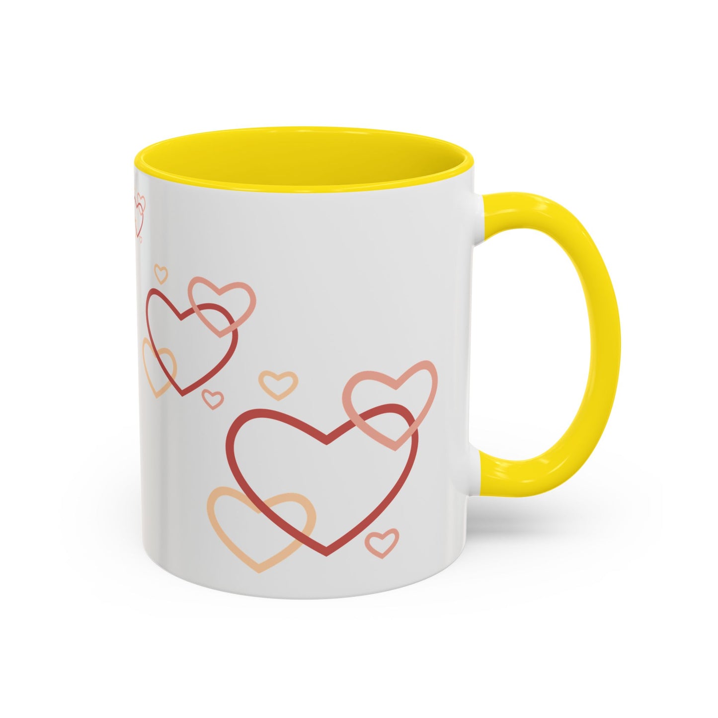 Love Heart Accent Coffee Mug