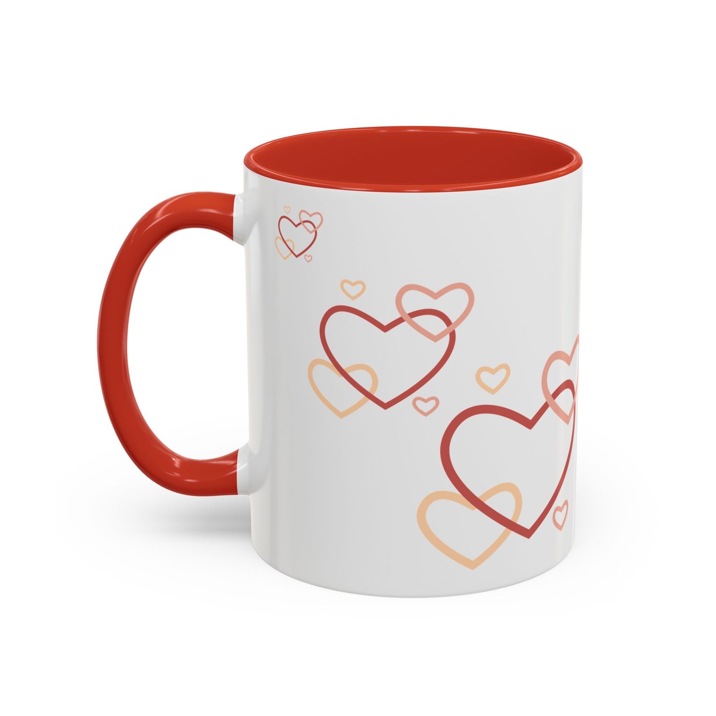 Love Heart Accent Coffee Mug