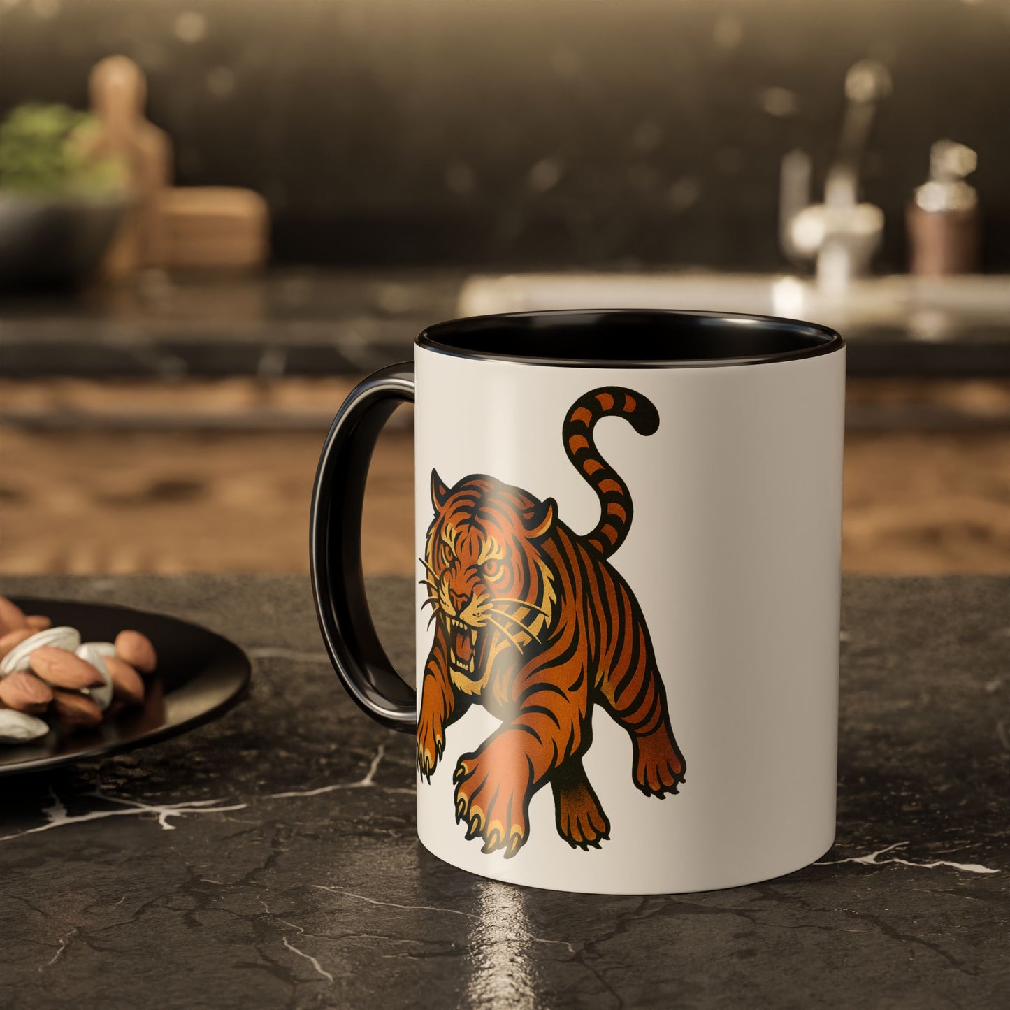 Cincinnati Bengal Tiger Mugs - Fun Colorful Coffee Cups, Gift for Cincinnati Bengal Fans, Eco-Friendly Drinkware, Perfect for Birthdays & Housewarming