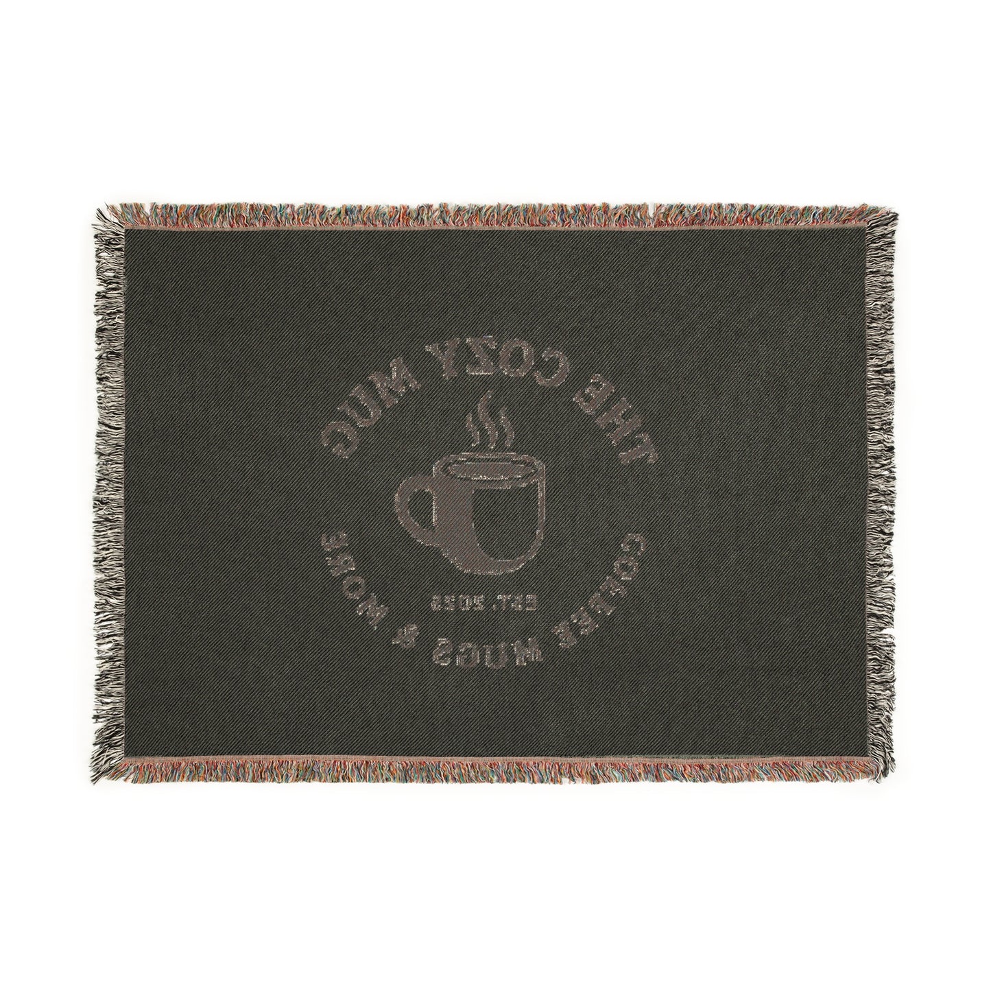 The Cozy Mug Cozy Woven Coffee Blanket - Various Sizes