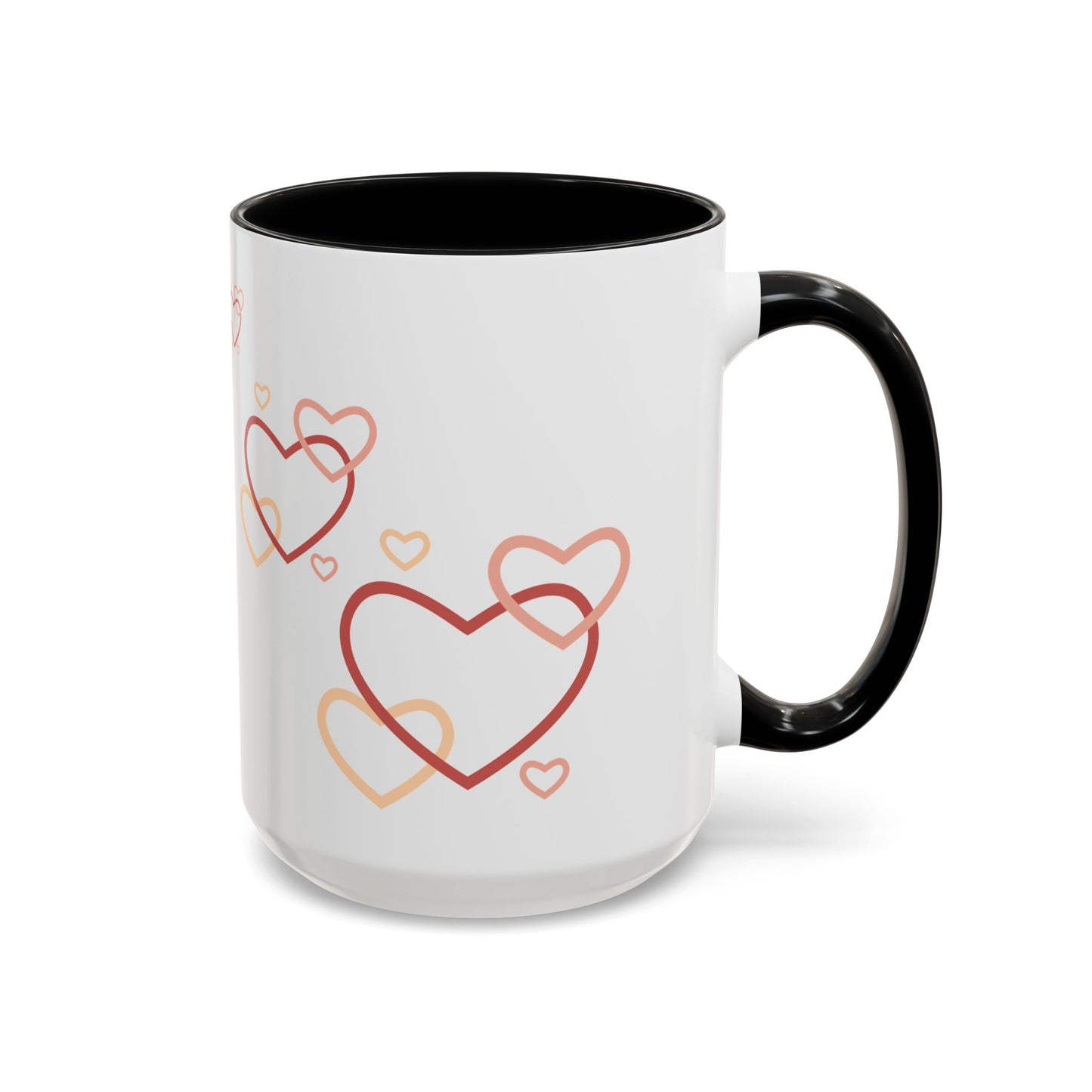 Love Heart Accent Coffee Mug