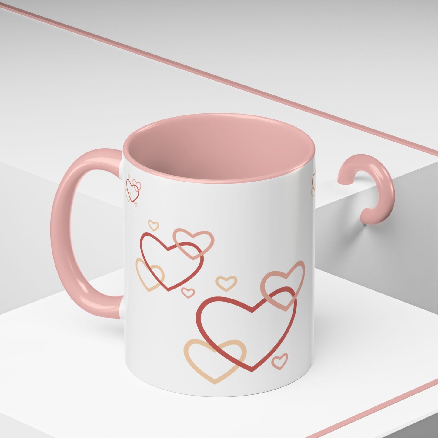 Love Heart Accent Coffee Mug