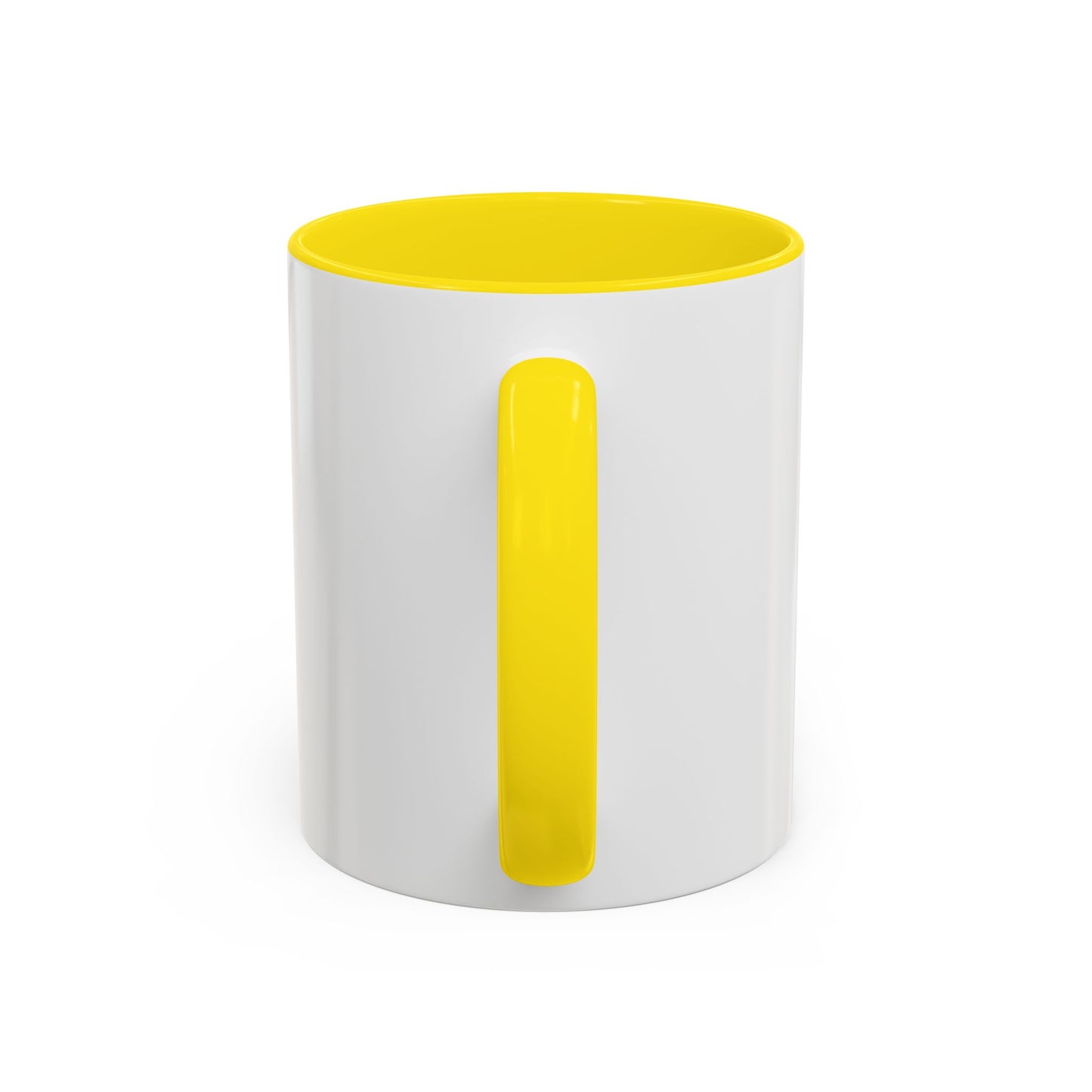 Wake Up Coffee Time Accent Mug — Retro Cartoon Coffee Pot & Cup, Good Vibes Morning Mug (11/15oz)