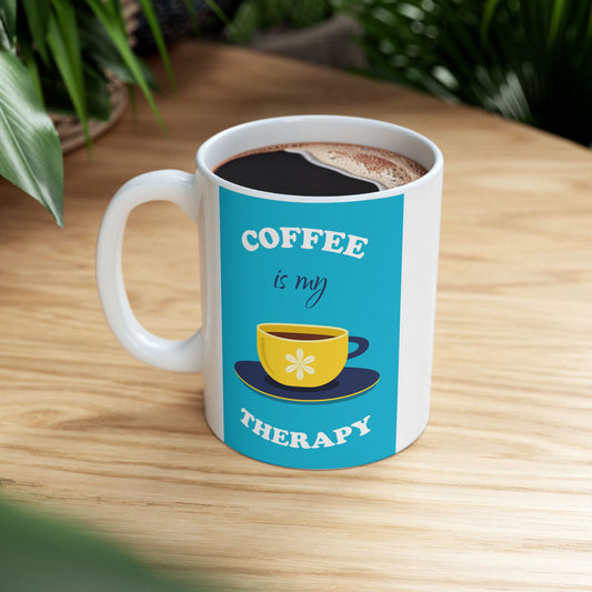 Cheerful Ceramic Mug with Positive Vibes, Fun Coffee Cup, Gift for Friends, Motivational Drinkware, Bright Home Decor, Unique Birthday [...]