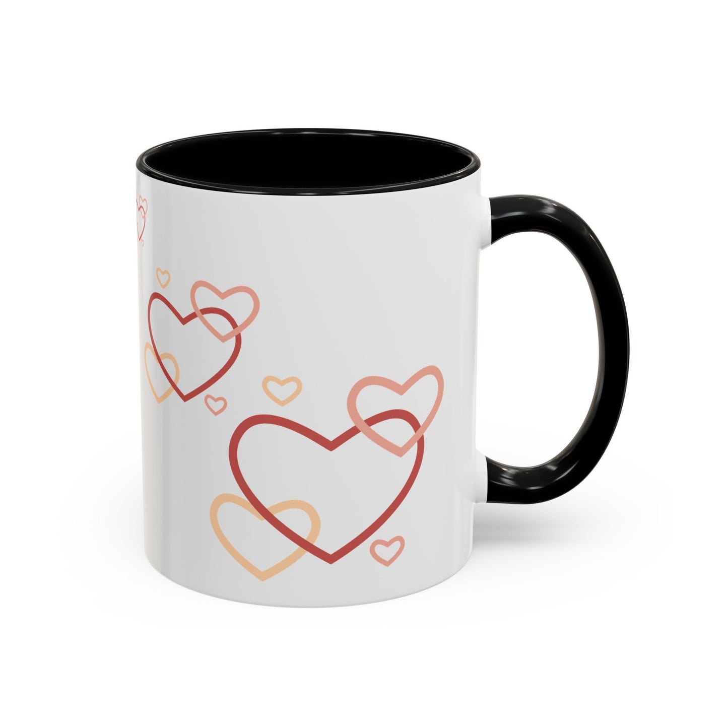 Love Heart Accent Coffee Mug